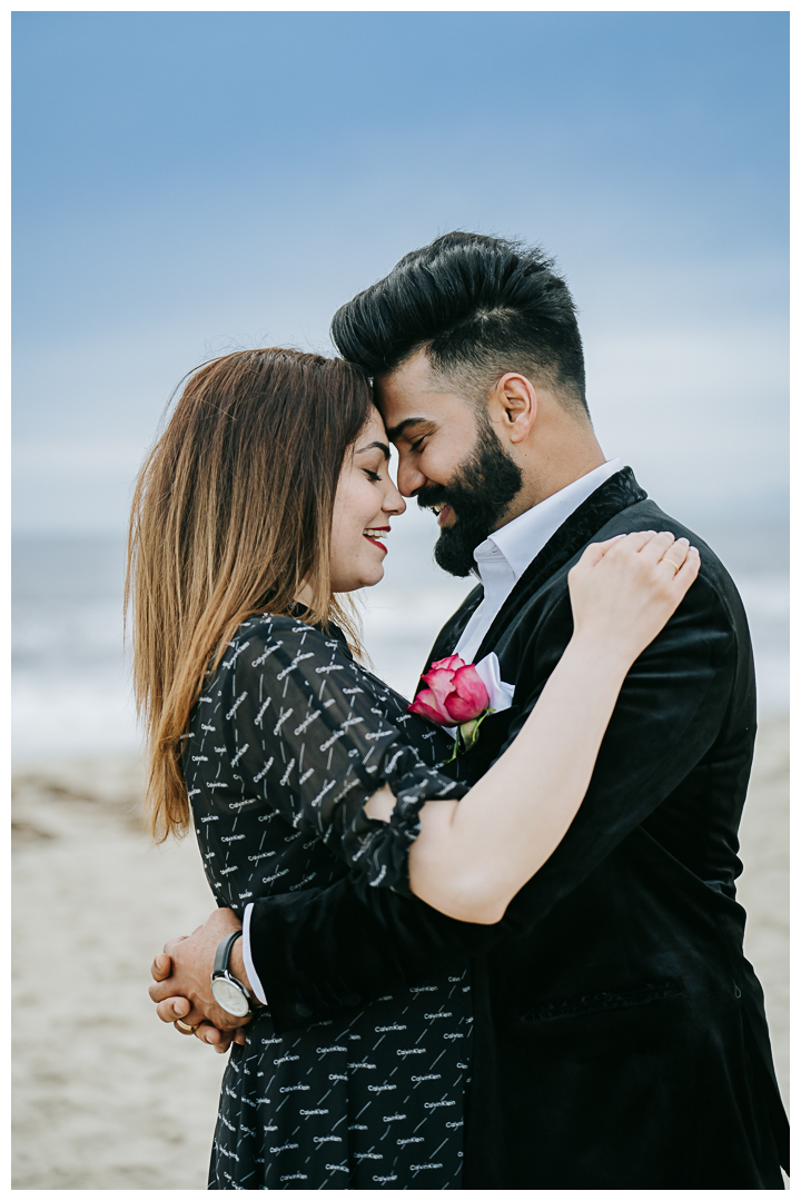 Surprise Proposal and Engagement at Hermosa Beach, Los Angeles, California