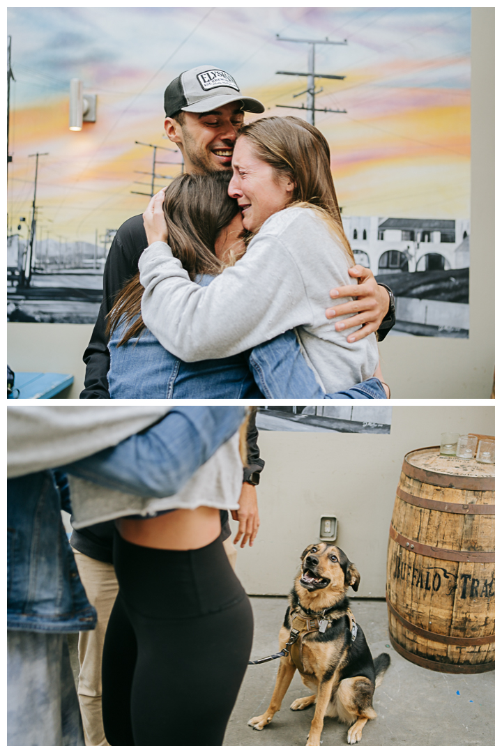 Surprise Proposal at Playa Del Rey in Los Angeles, California