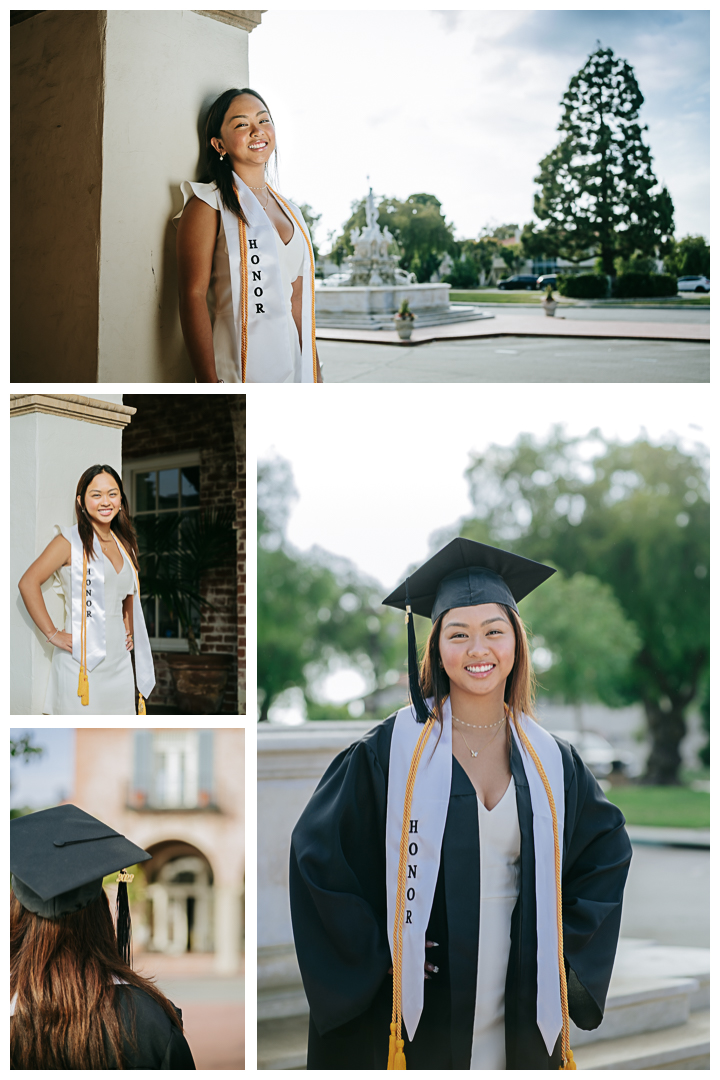 Senior Portraits with Family in Palos Verdes, Los Angeles, California