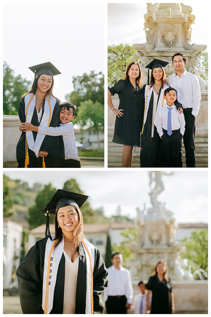 Senior Portraits with Family in Palos Verdes, Los Angeles, California