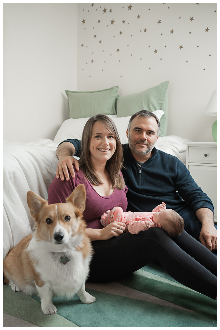 In-home Family and Newborn Session in Culver City, Los Angeles, California