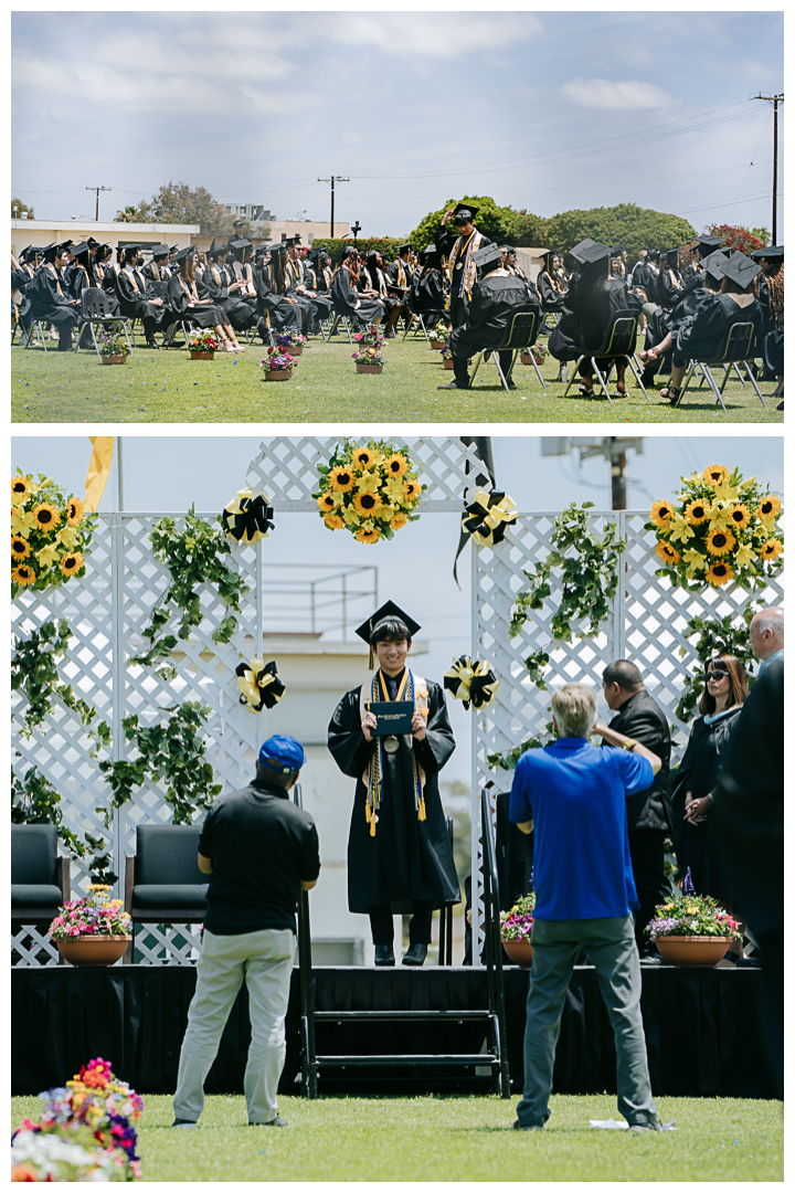 Bishop Montgomery High School Graduation in Torrance, Los Angeles, California