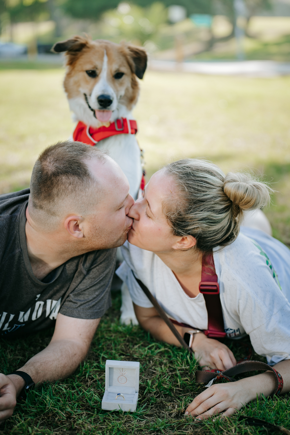 Surprise Proposal and Mini Engagement at Elysian Park, Los Angeles, California