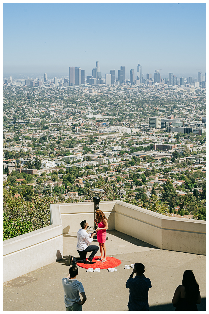 Surprise Proposal at Griffith Observatory in Los Angeles, California