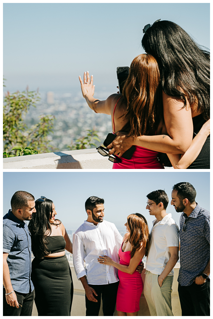 Surprise Proposal at Griffith Observatory in Los Angeles, California