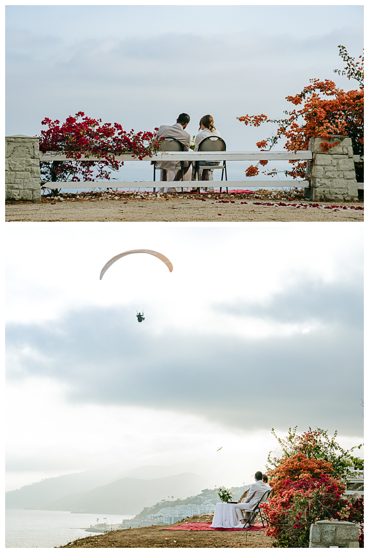 Surprise Proposal and Mini Engagement at Pacific Palisades, Los Angeles, California