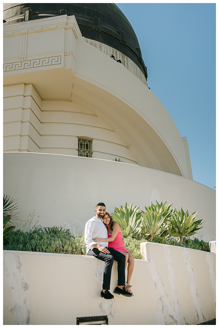 Surprise Proposal at Griffith Observatory in Los Angeles, California