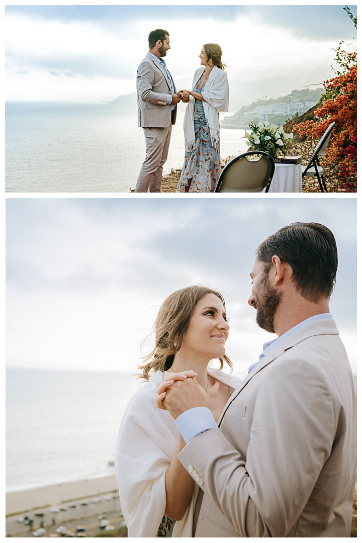 Surprise Proposal and Mini Engagement at Pacific Palisades, Los Angeles, California