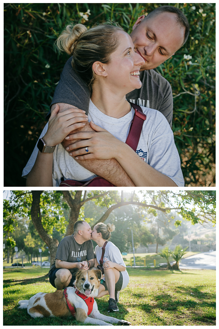 Surprise Proposal and Mini Engagement at Elysian Park, Los Angeles, California