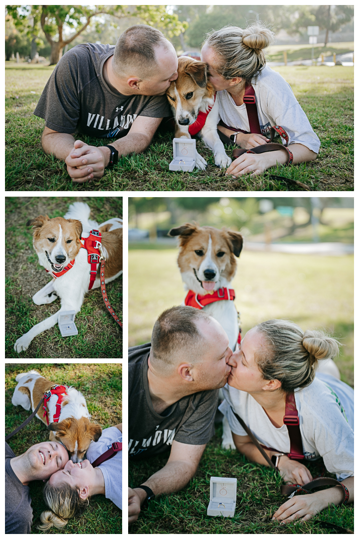 Surprise Proposal and Mini Engagement at Elysian Park, Los Angeles, California