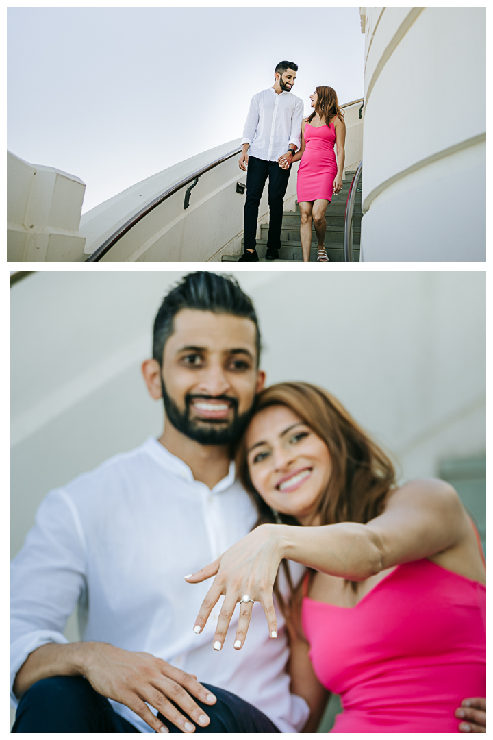 Surprise Proposal at Griffith Observatory in Los Angeles, California