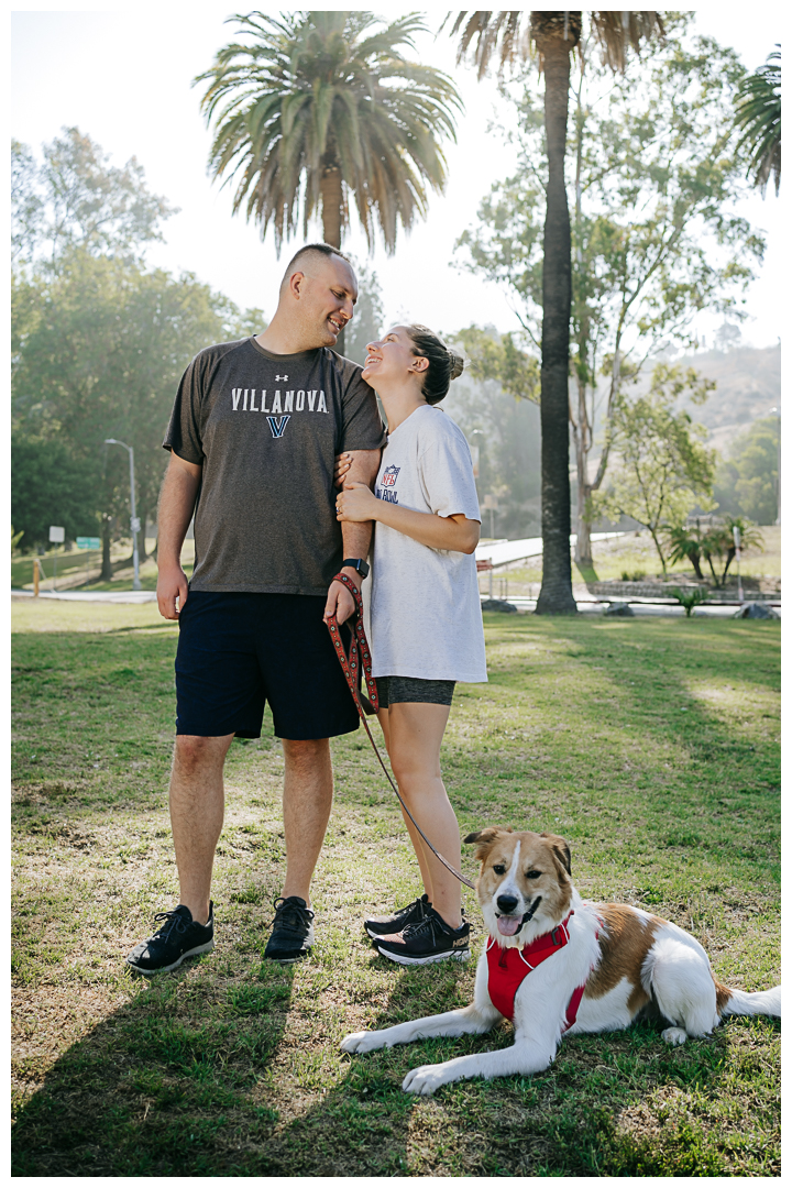 Surprise Proposal and Mini Engagement at Elysian Park, Los Angeles, California