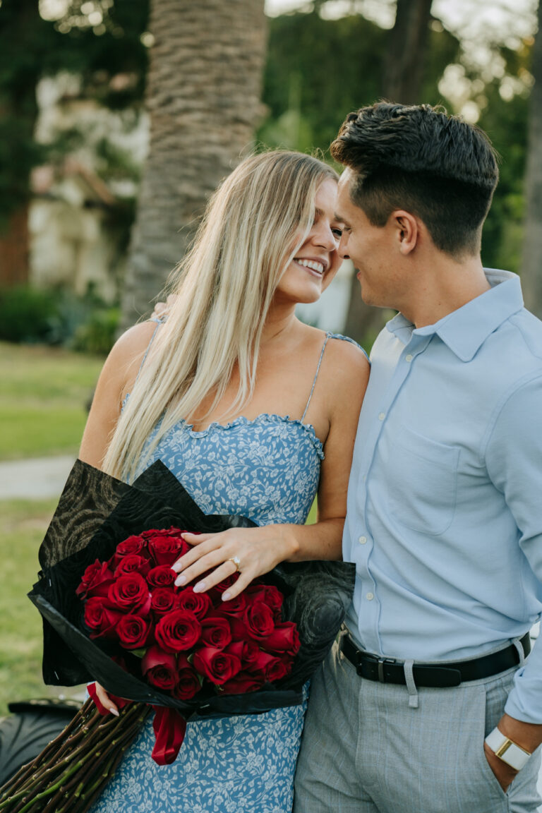 Surprise Proposal and Mini Engagement at Waldorf Astoria Beverly Hills, Los Angeles, California