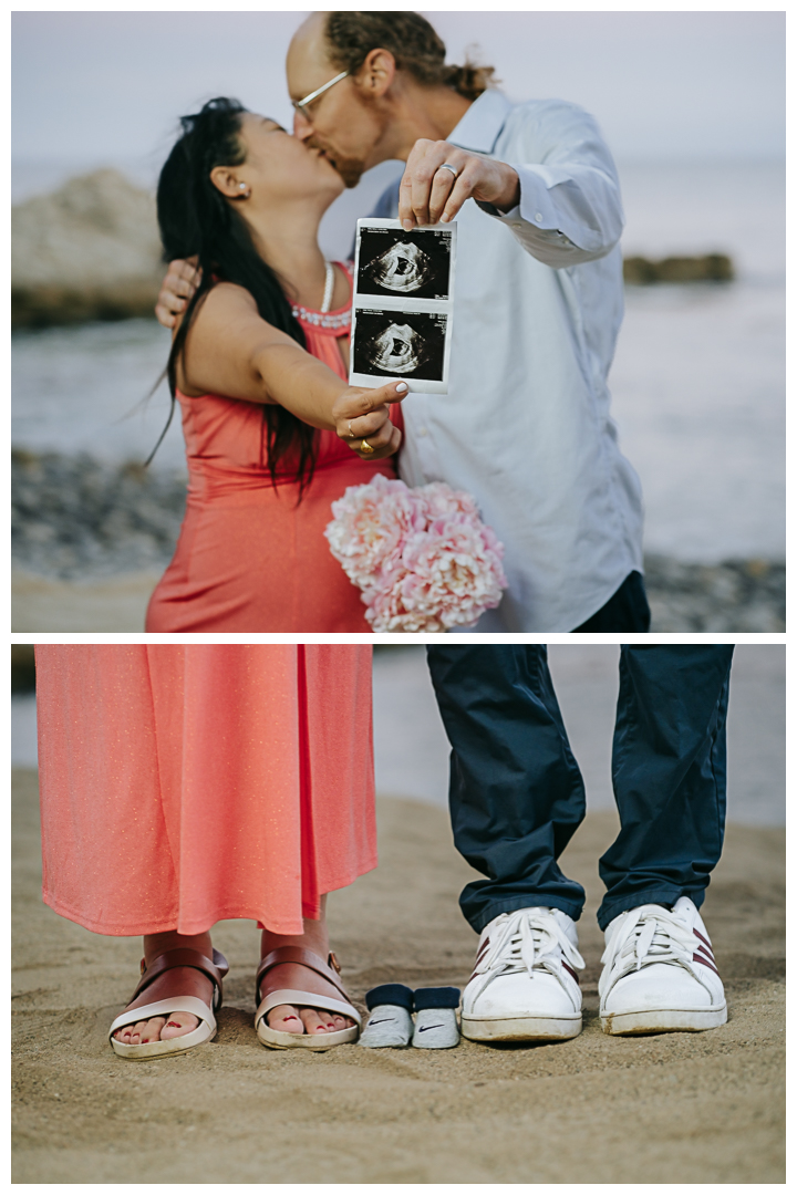 Maternity and Family Photo Shoot at Terranea Resort and Beach in Palos Verdes, Los Angeles, California