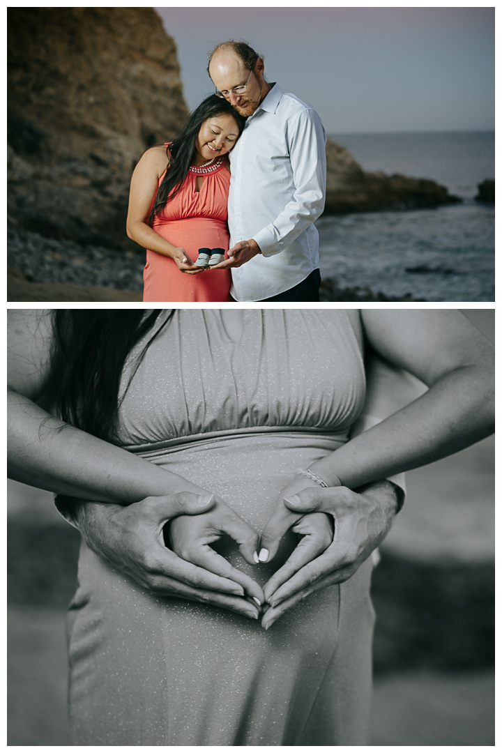 Maternity and Family Photo Shoot at Terranea Resort and Beach in Palos Verdes, Los Angeles, California