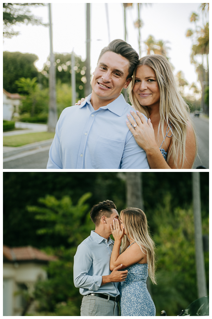 Surprise Proposal and Mini Engagement at Waldorf Astoria Beverly Hills, Los Angeles, California