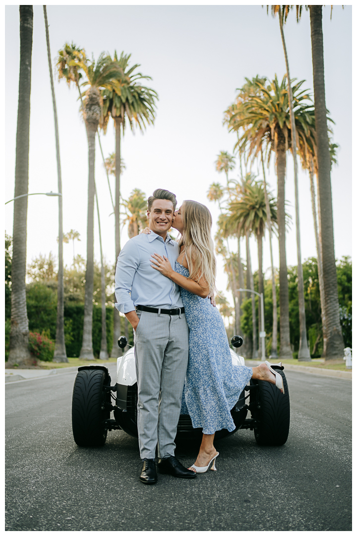 Surprise Proposal and Mini Engagement at Waldorf Astoria Beverly Hills, Los Angeles, California