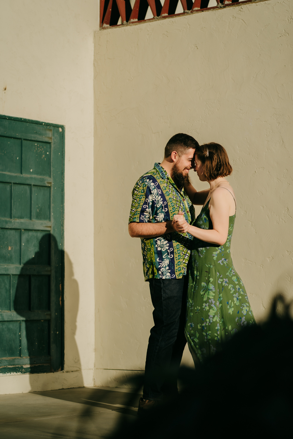 Cabrillo Beach Bath House Engagement photos in San Pedro, Los Angeles, California