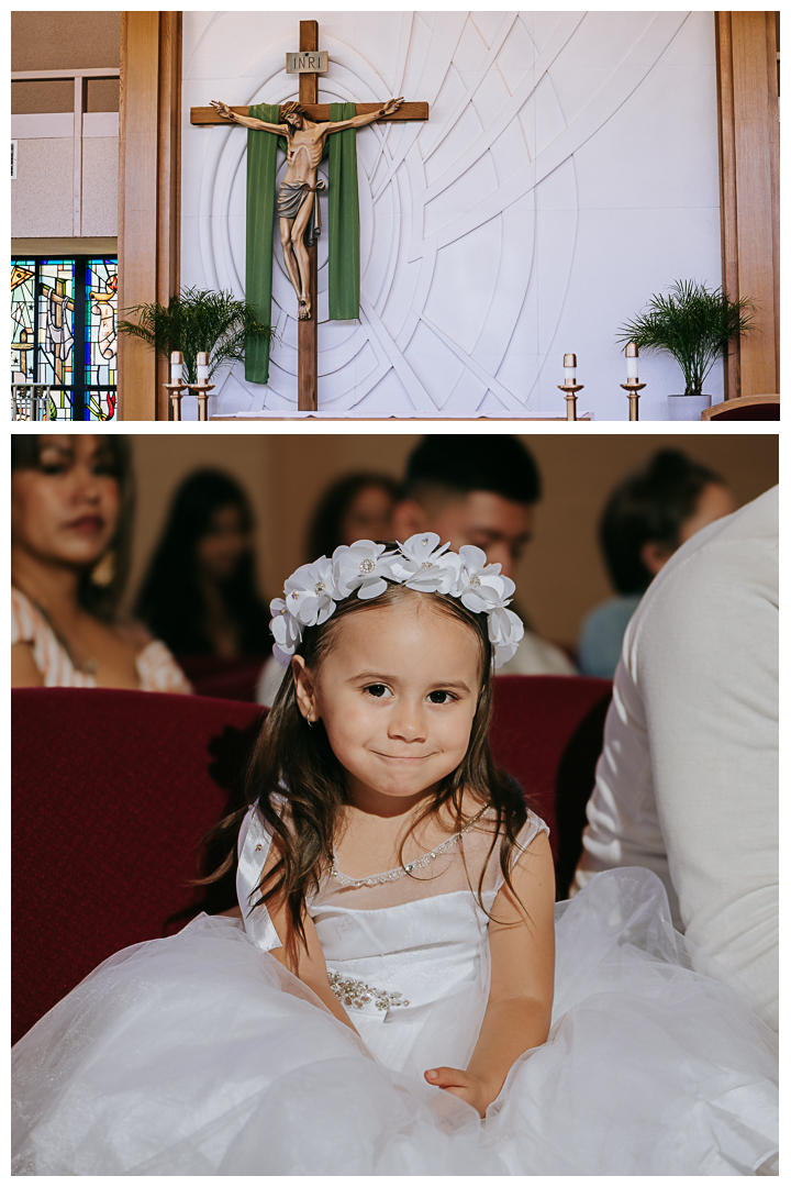 Baptism at St. Maria Goretti Catholic Church in Long Beach, California