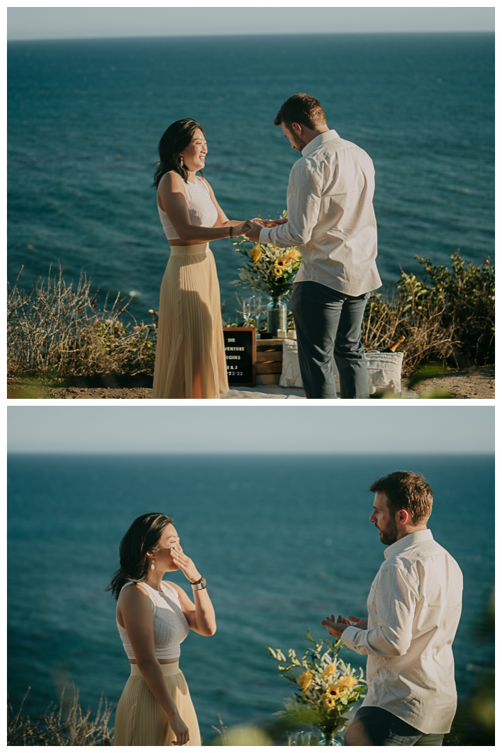 Surprise Proposal at El Matador in Malibu, California