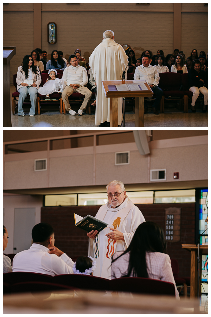 Baptism at St. Maria Goretti Catholic Church in Long Beach, California