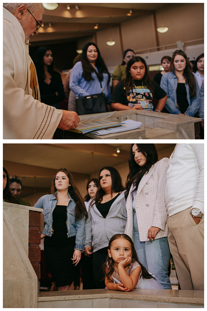 Baptism at St. Maria Goretti Catholic Church in Long Beach, California