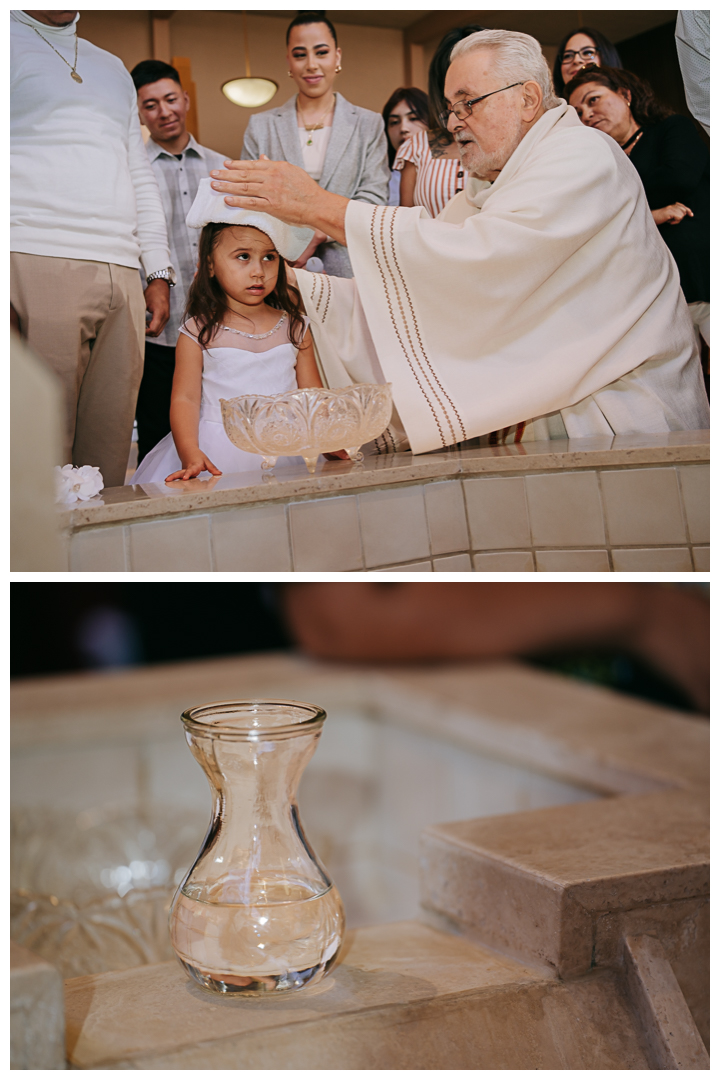 Baptism at St. Maria Goretti Catholic Church in Long Beach, California