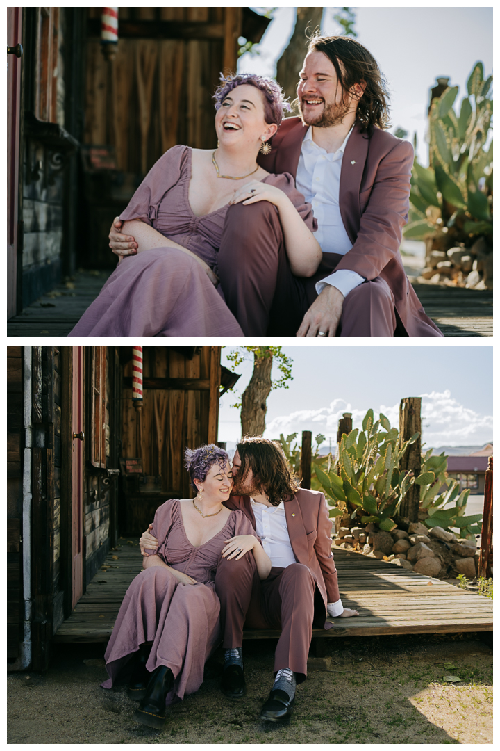 Joshua Tree National Park Engagement Photos Session in Joshua Tree, Riverside, California