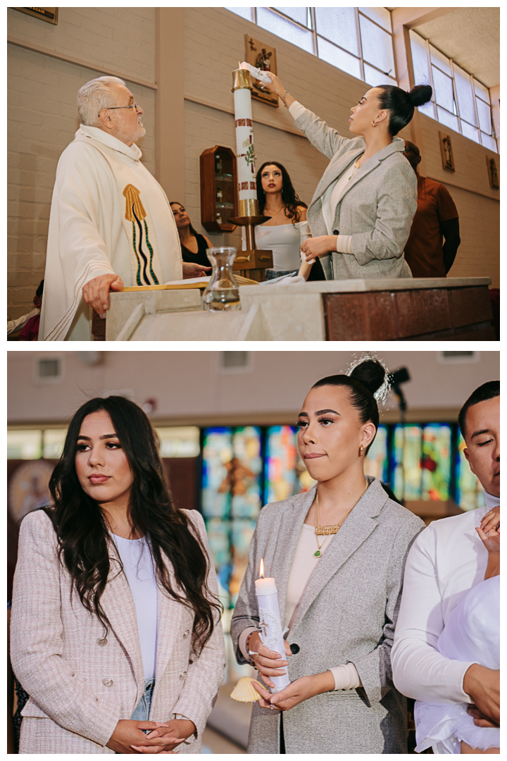 Baptism at St. Maria Goretti Catholic Church in Long Beach, California