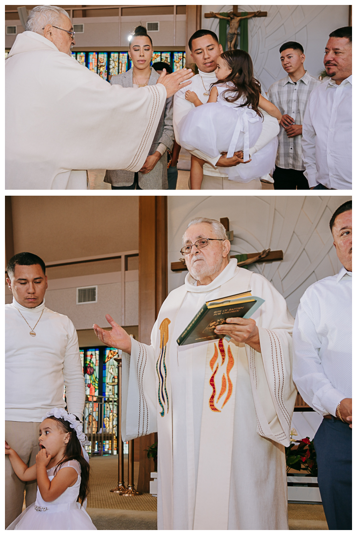Baptism at St. Maria Goretti Catholic Church in Long Beach, California