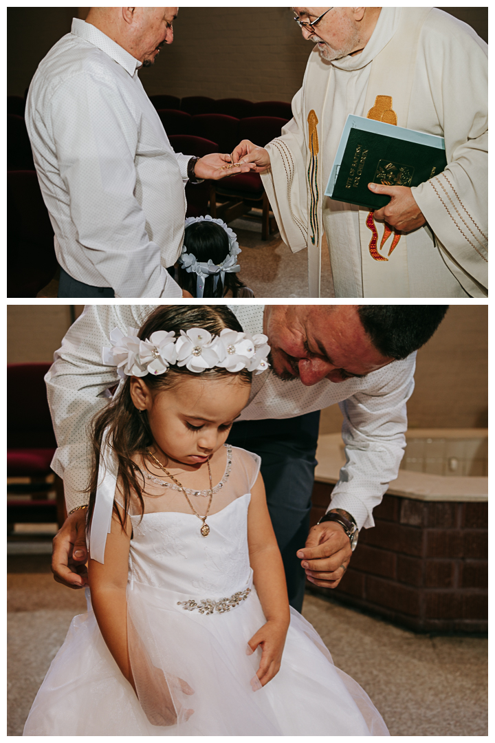 Baptism at St. Maria Goretti Catholic Church in Long Beach, California