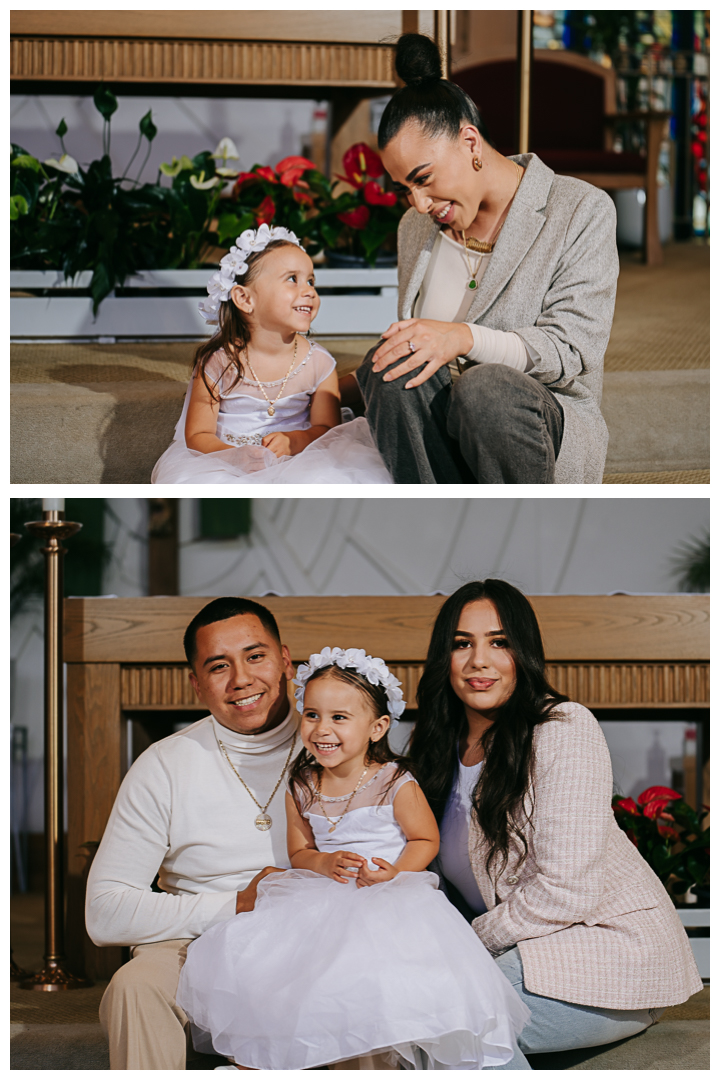 Baptism at St. Maria Goretti Catholic Church in Long Beach, California