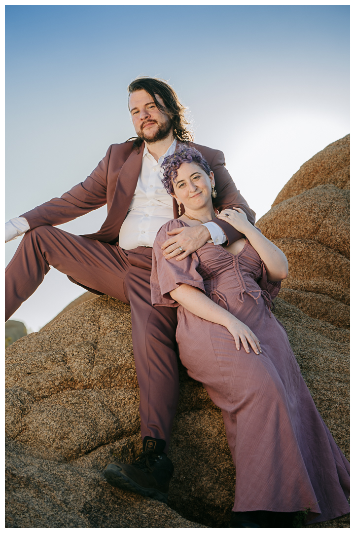 Joshua Tree National Park Engagement Photos Session in Joshua Tree, Riverside, California