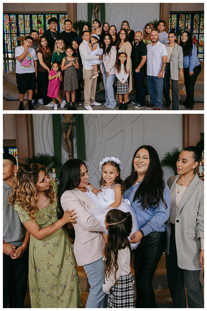 Baptism at St. Maria Goretti Catholic Church in Long Beach, California