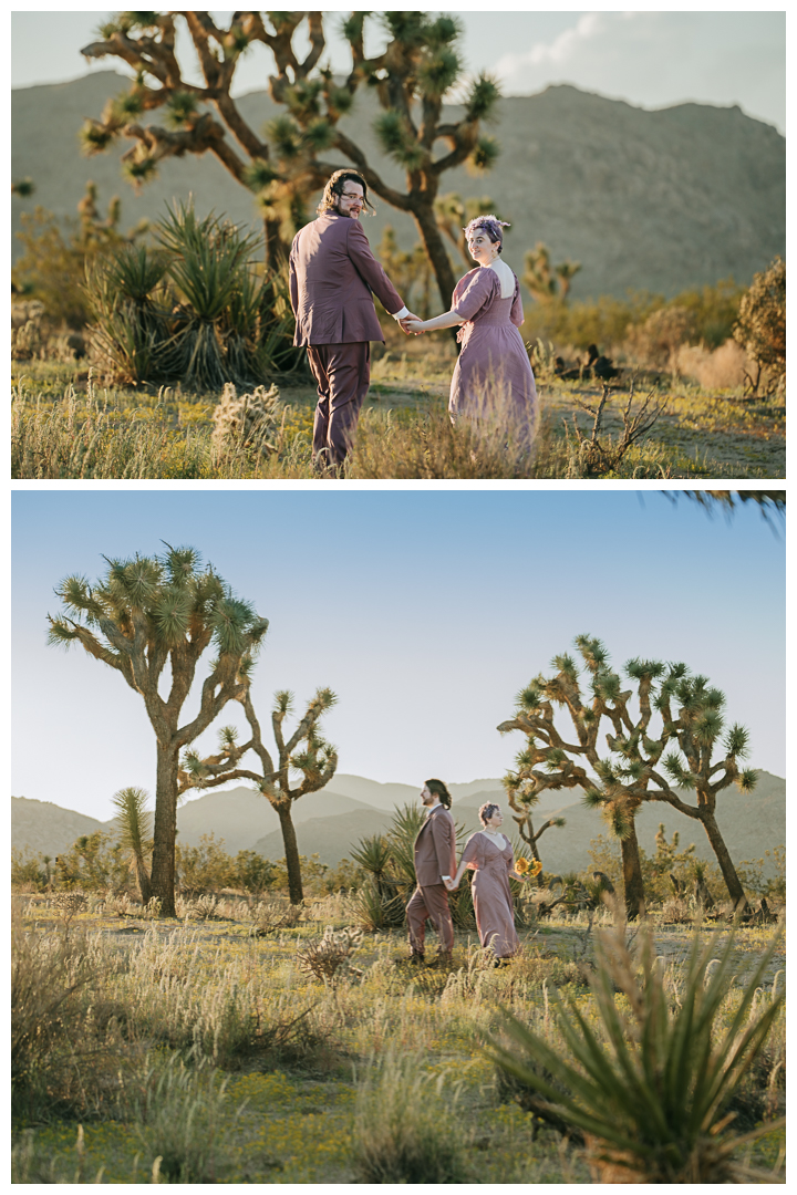 Joshua Tree National Park Engagement Photos Session in Joshua Tree, Riverside, California