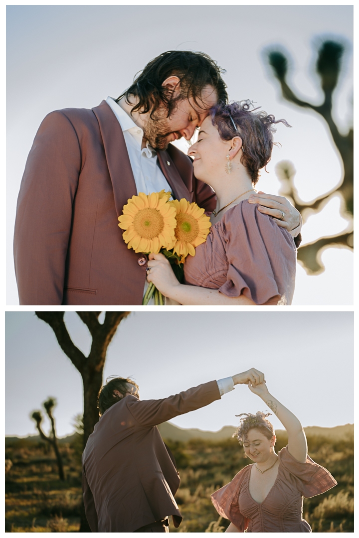 Joshua Tree National Park Engagement Photos Session in Joshua Tree, Riverside, California