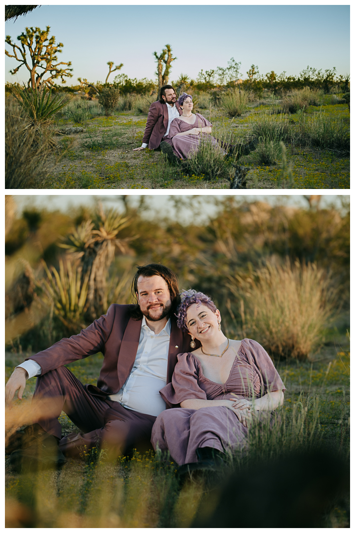 Joshua Tree National Park Engagement Photos Session in Joshua Tree, Riverside, California