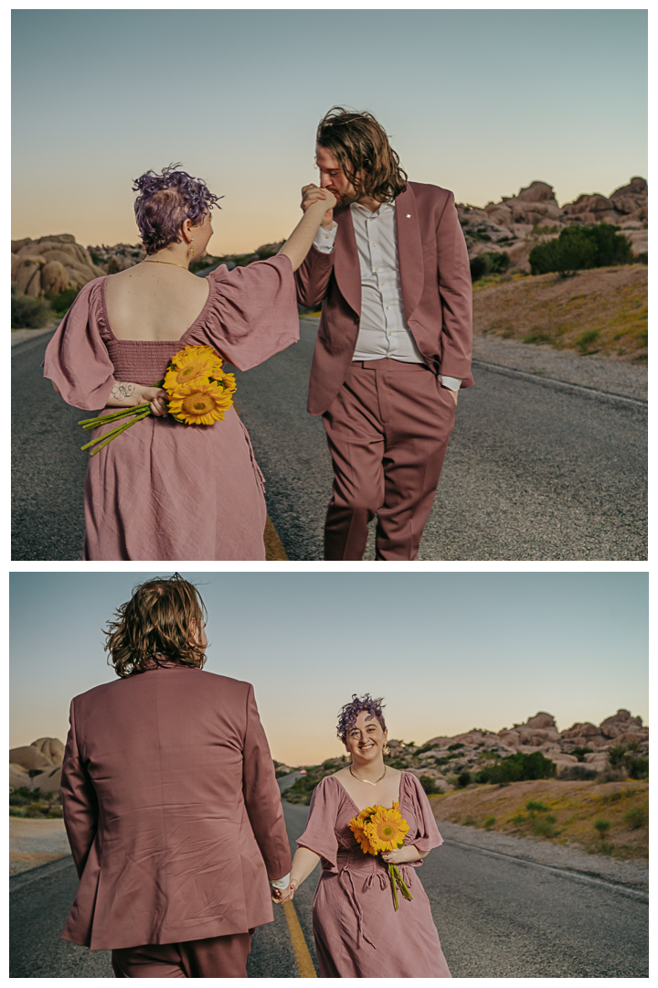 Joshua Tree National Park Engagement Photos Session in Joshua Tree, Riverside, California