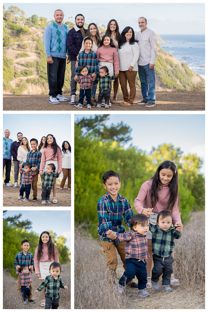 Family Photos at Christmas Tree Cove in Palos Verdes, California