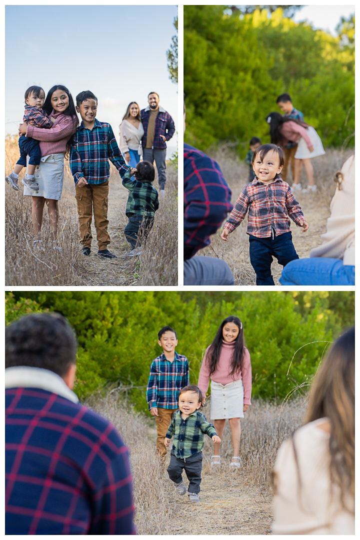 Family Photos at Christmas Tree Cove in Palos Verdes, California