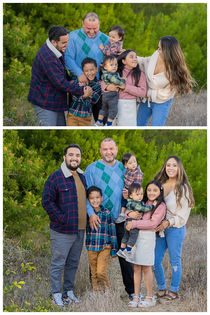 Family Photos at Christmas Tree Cove in Palos Verdes, California