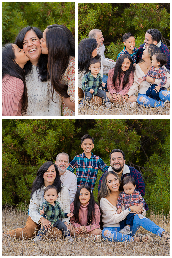 Family Photos at Christmas Tree Cove in Palos Verdes, California