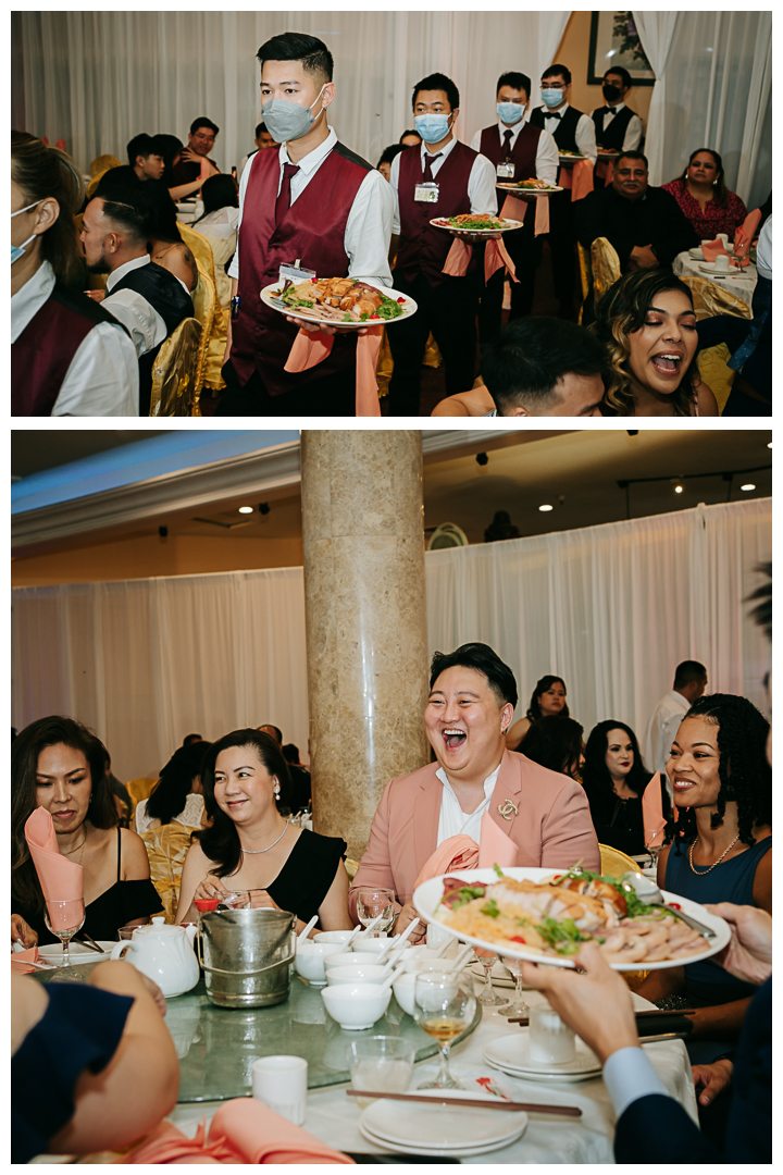 Chinese Wedding at Quiet Cannon in Montebello and NBC Seafood Restaurant in Monterey Park, Los Angeles, California