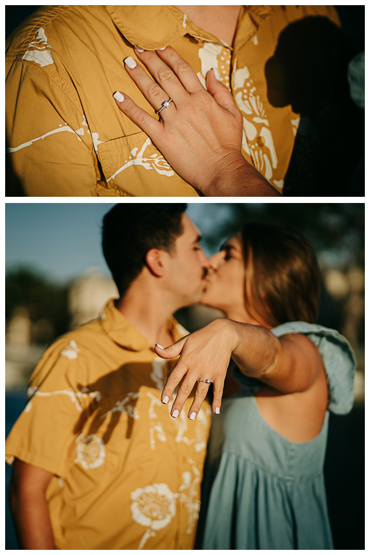 Surprise Proposal and Mini Engagement at Marine Stadium in Long Beach, California