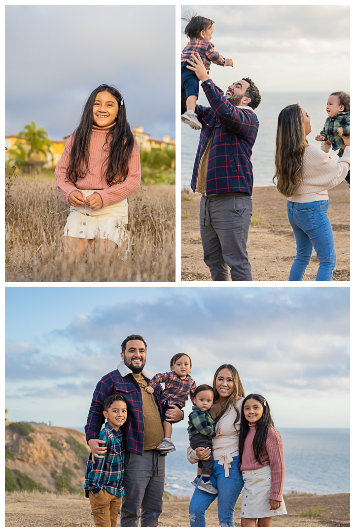 Family Photos at Christmas Tree Cove in Palos Verdes, California