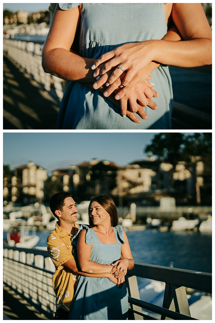 Surprise Proposal and Mini Engagement at Marine Stadium in Long Beach, California