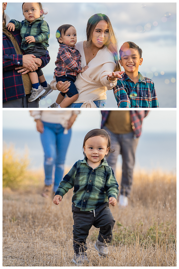 Family Photos at Christmas Tree Cove in Palos Verdes, California