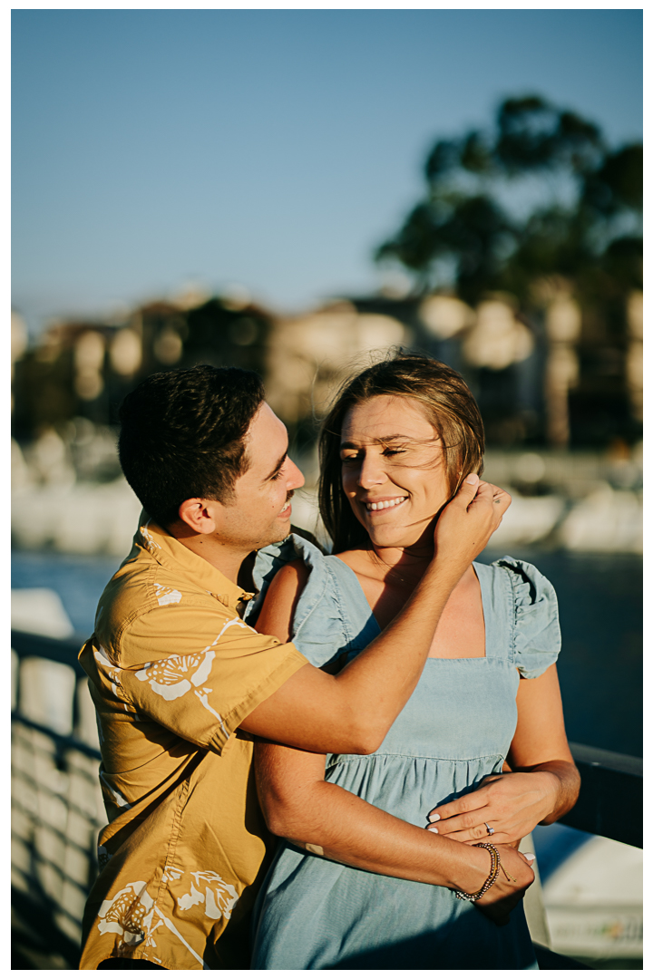 Surprise Proposal and Mini Engagement at Marine Stadium in Long Beach, California