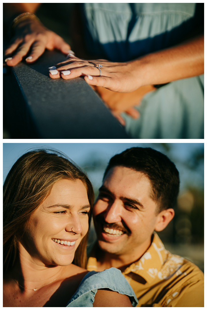 Surprise Proposal and Mini Engagement at Marine Stadium in Long Beach, California