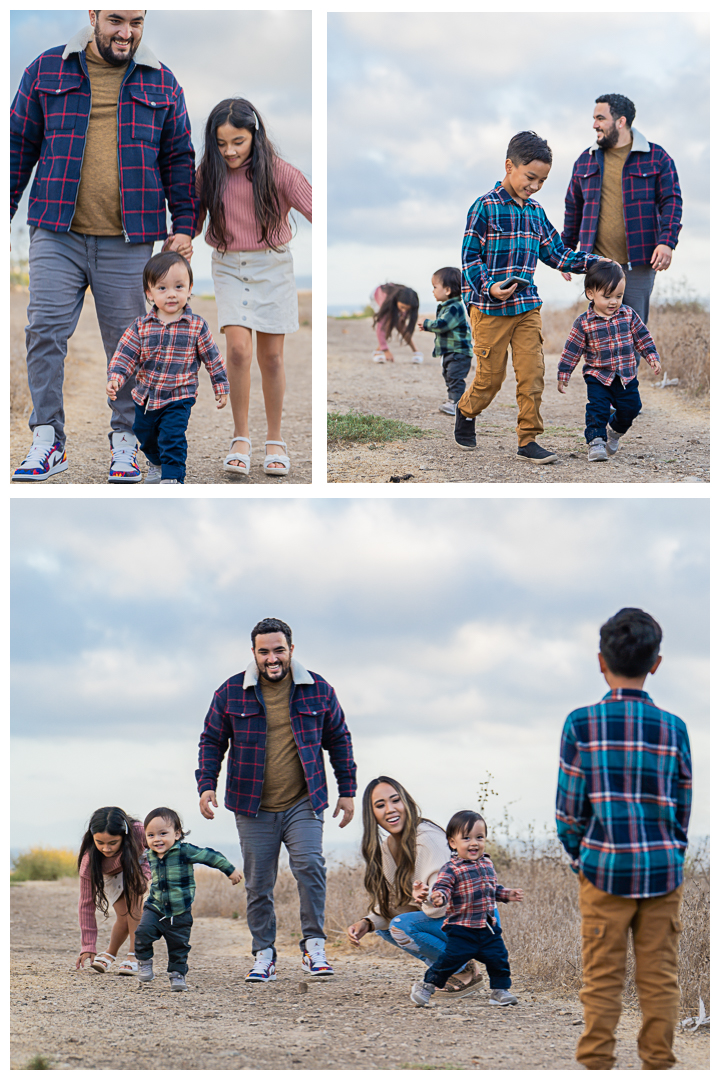 Family Photos at Christmas Tree Cove in Palos Verdes, California